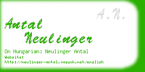 antal neulinger business card
